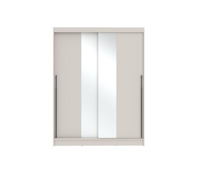 Armario MASS 195x150x55cm 2 puertas correderas espejo cashemere