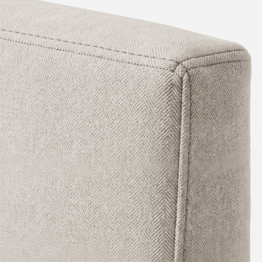 Cabeceira modelo Luna na cor branco 100x120x10cm Cabeceira modelo Luna na cor branco 100x120x10cm