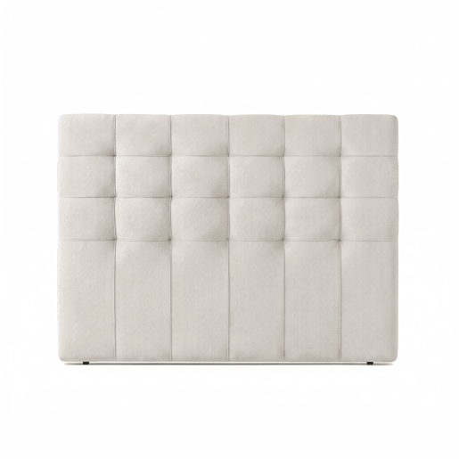 Cabeceira modelo Aura na cor branco 140x120x7cm Cabeceira modelo Aura na cor branco 140x120x7cm