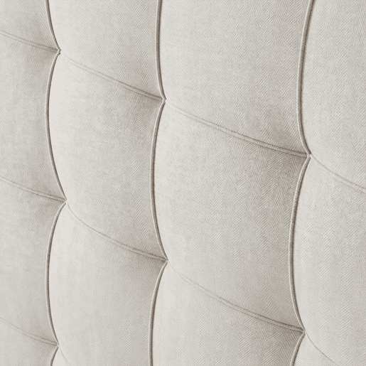 Cabeceira modelo Aura na cor branco 160x120x7cm Cabeceira modelo Aura na cor branco 160x120x7cm
