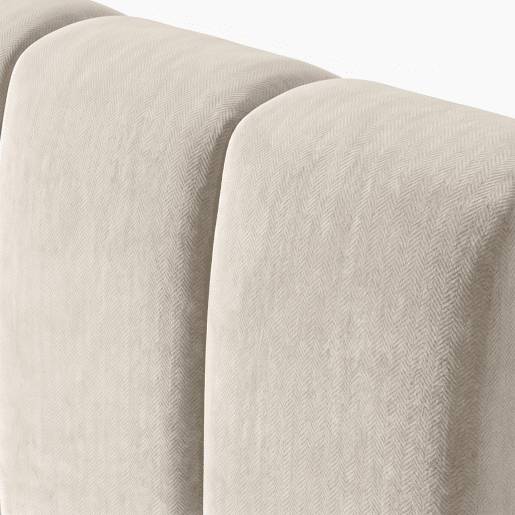 Cabeceira modelo Bruma na cor branco 160x120x7cm Cabeceira modelo Bruma na cor branco 160x120x7cm