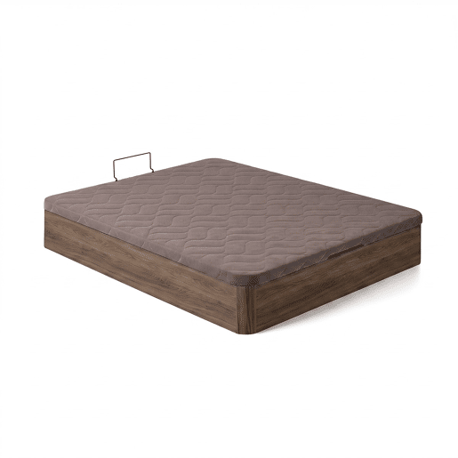 Sommier rebatÃvel modelo Bosco na cor nogueira 90x190cm Sommier rebatÃvel modelo Bosco na cor nogueira 90x190cm