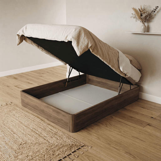 Sommier rebatÃvel modelo Bosco na cor nogueira 90x190cm Sommier rebatÃvel modelo Bosco na cor nogueira 90x190cm