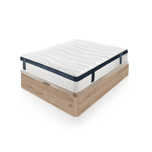 Pack colchão TOP VISCOGEL Z 150x190cm com sommier faia Somnalis