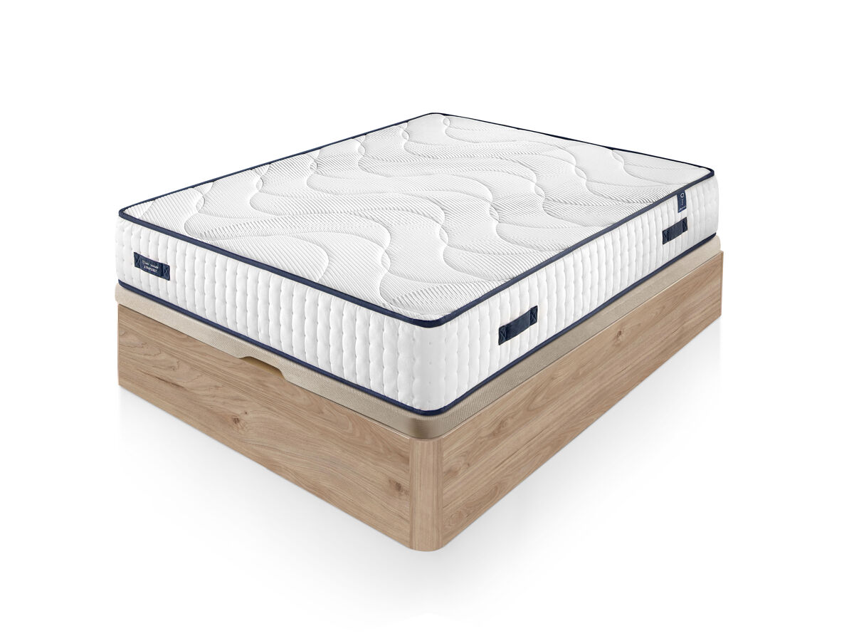Pack colchón xtra pocket z 150x190cm con canapé haya somnalis
