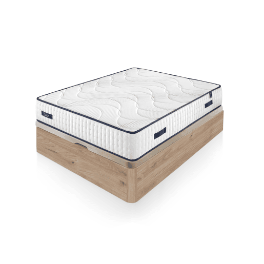 Pack colchão XTRA POCKET Z 150x190cm com sommier faia Somnalis