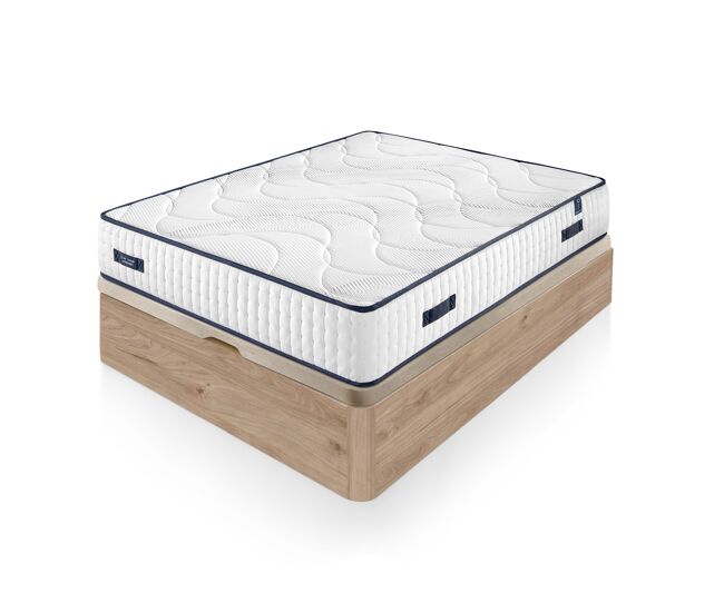 Pack colchón xtra pocket z 150x190cm con canapé haya somnalis