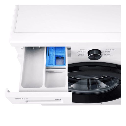 Máquina lavar e secar roupa LG W4X1085NWK 85kg 1400rpm