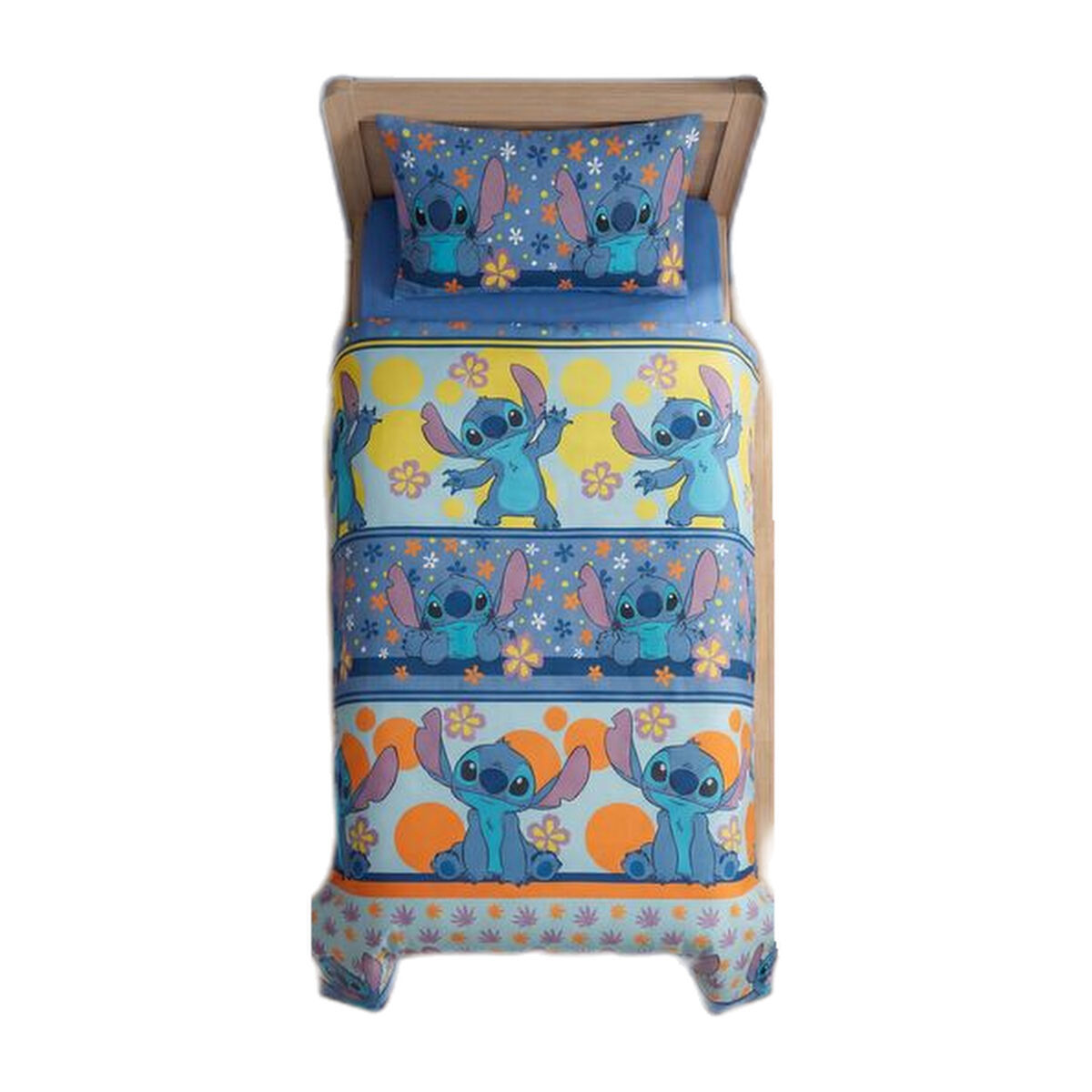 Juego de sábanas Disney Stitch 90 cm algodón y poliéster