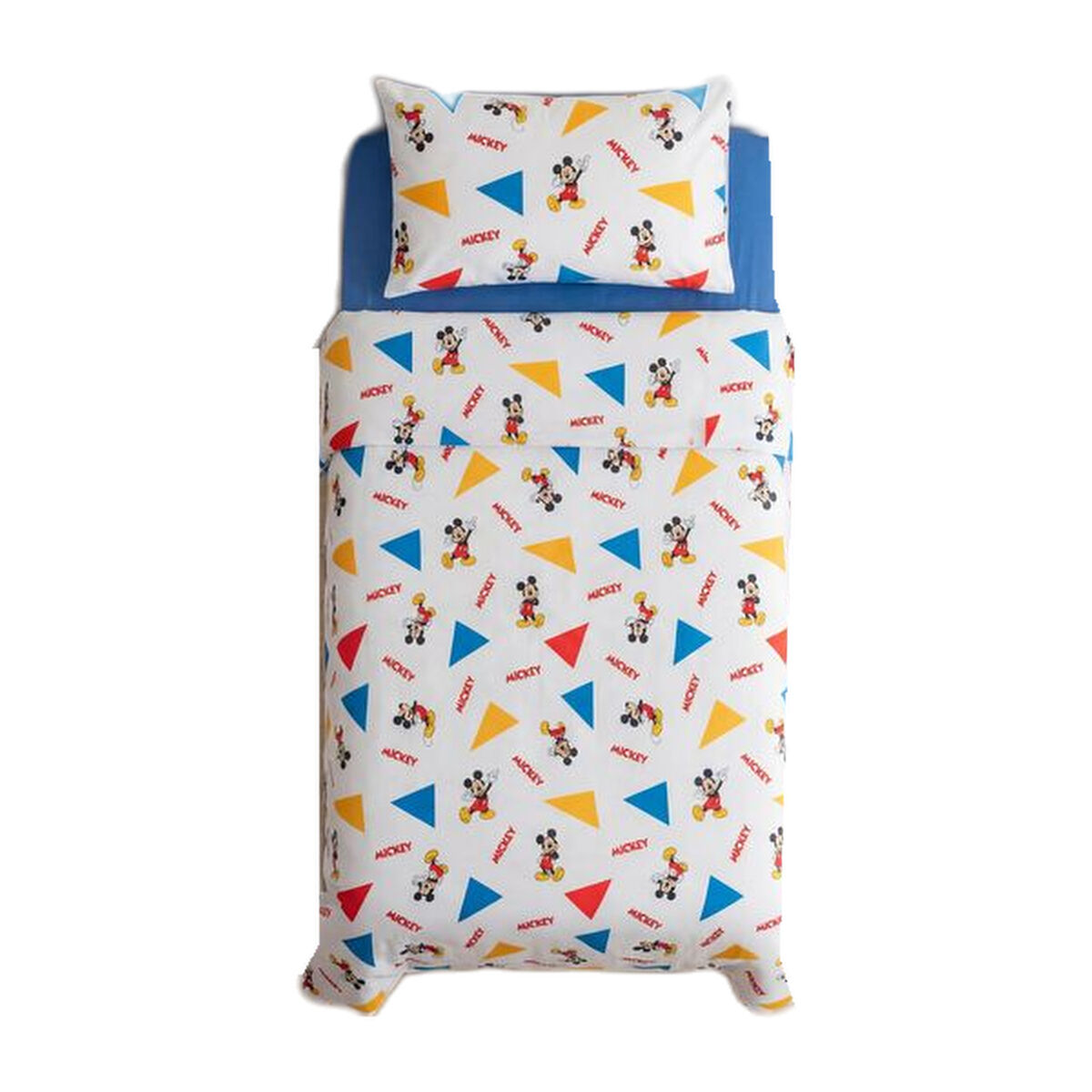 Juego de sábanas Disney Mickey 90 cm algodón y poliéster