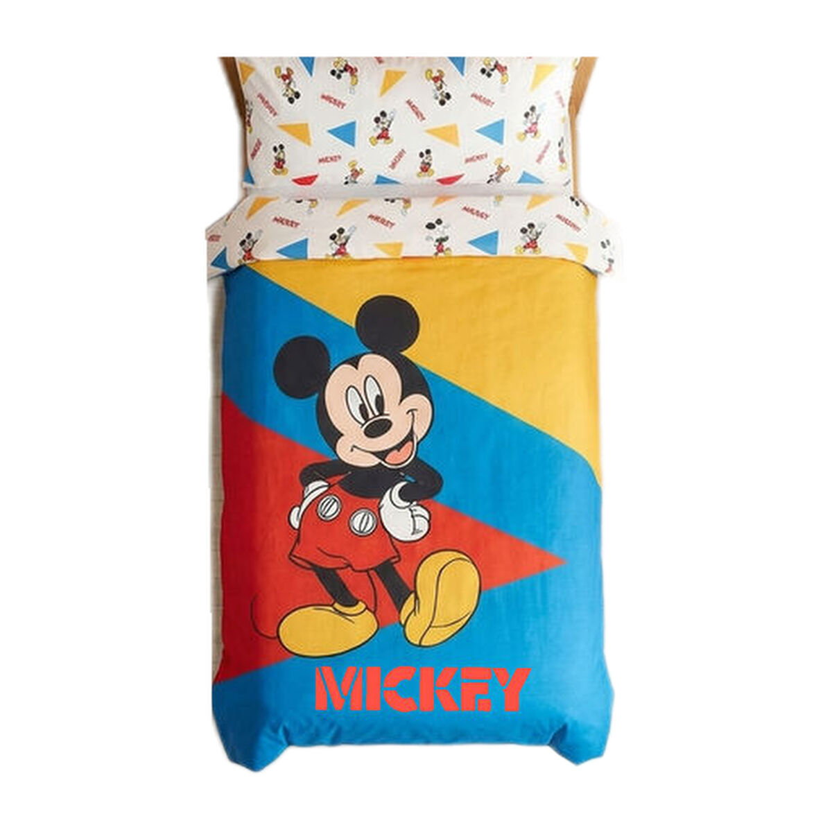 Juego nórdico Disney Mickey 90 cm algodón y poliéster