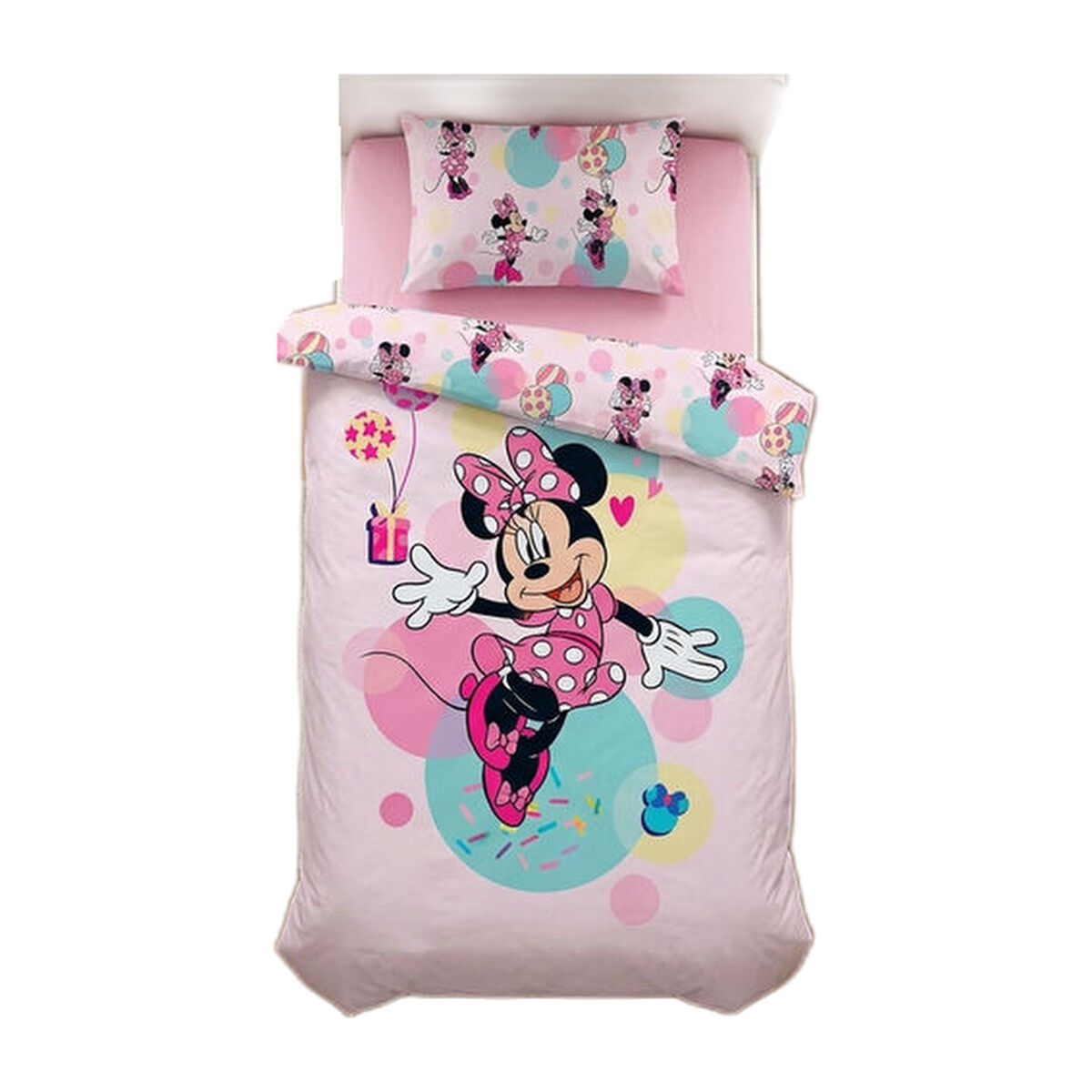 Juego nórdico Disney Minnie 90 cm algodón y poliéster