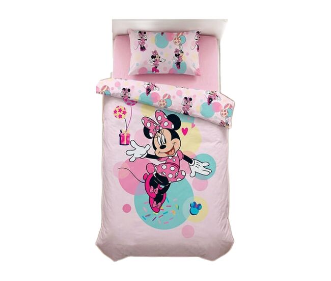 Juego nórdico disney minnie 90 cm algodón y poliéster