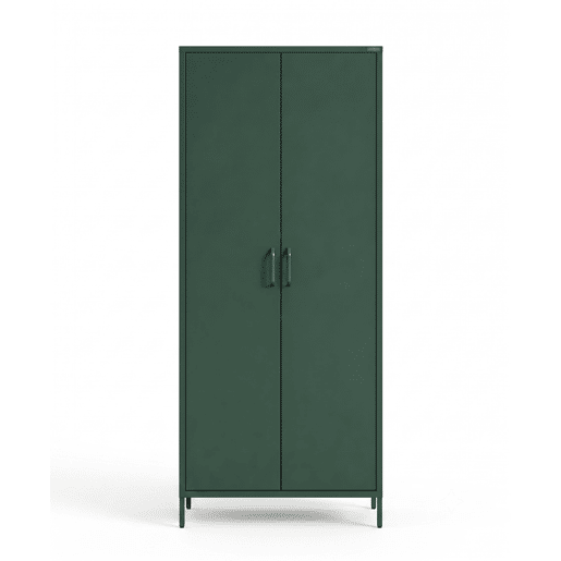 Armário metálico IRON 2 portas batentes 185x80x45cm verde Armário metálico IRON 2 portas batentes 185x80x45cm verde