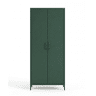 Armário metálico IRON 2 portas batentes 185x80x45cm verde