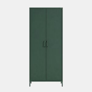 Armário metálico IRON 2 portas batentes 185x80x45cm verde