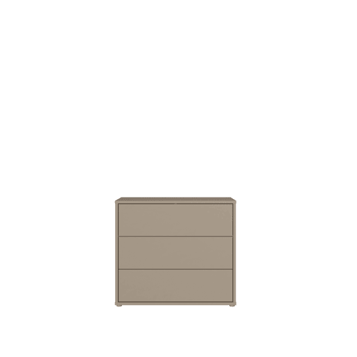 Aparador MOVE 3 gavetas cor taupe