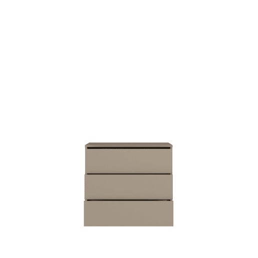 Aparador MOVE 3 gavetas cor taupe