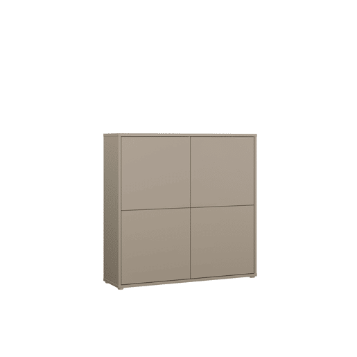 Aparador alto MOVE 4 portas taupe Aparador alto MOVE 4 portas taupe