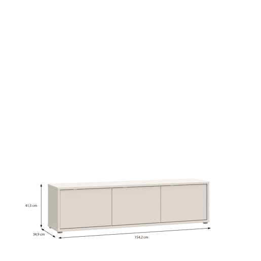 Móvel de TV MOVE 3 portas 154,2cm bege Móvel de TV MOVE 3 portas 154,2cm bege
