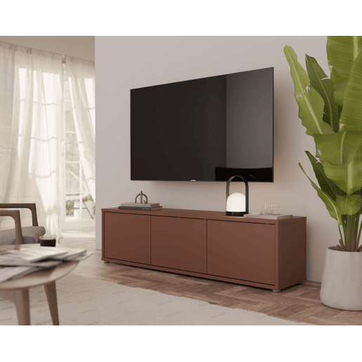 Móvel de TV MOVE 3 portas 154,2cm terracota Móvel de TV MOVE 3 portas 154,2cm terracota