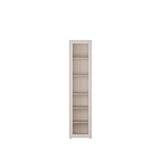 Vitrine alta MOVE 1 porta bege Vitrine alta MOVE 1 porta bege