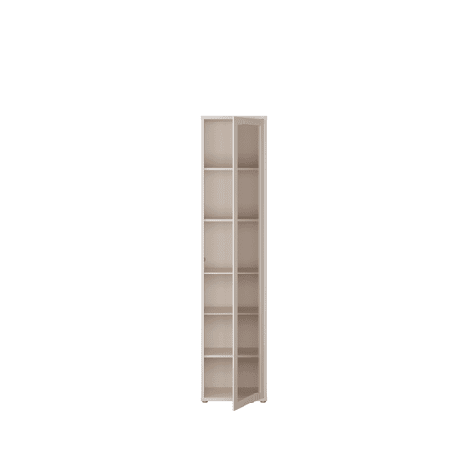 Vitrine alta MOVE 1 porta bege Vitrine alta MOVE 1 porta bege