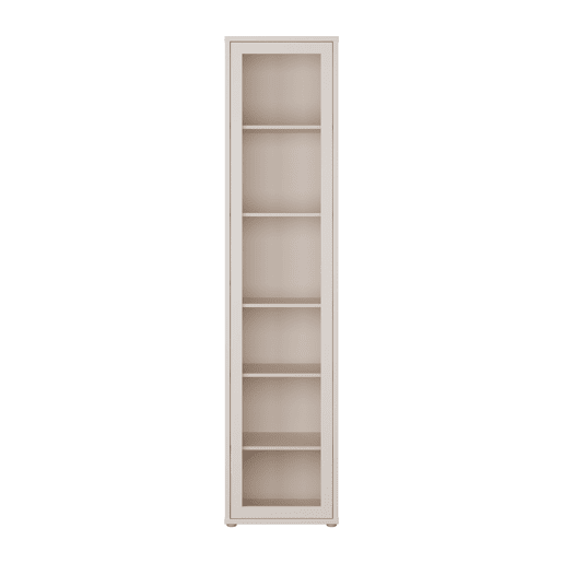 Vitrine alta MOVE 1 porta bege Vitrine alta MOVE 1 porta bege