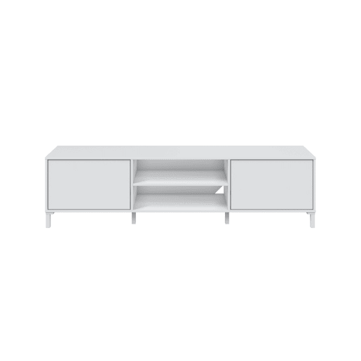 Móvel de TV RAFAEL 2 portas 180cm cor branco Móvel de TV RAFAEL 2 portas 180cm cor branco