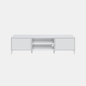 Móvel de TV RAFAEL 2 portas 180cm cor branco