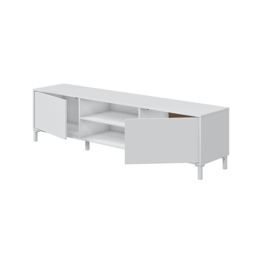 Móvel de TV RAFAEL 2 portas 180cm cor branco Móvel de TV RAFAEL 2 portas 180cm cor branco
