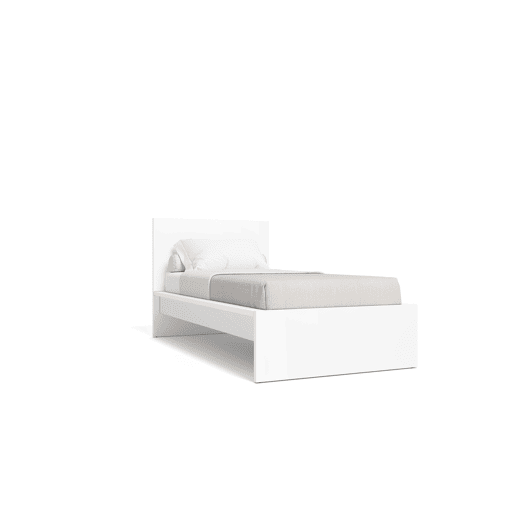 Estrutura de cama VIKA 90x200cm branco mate