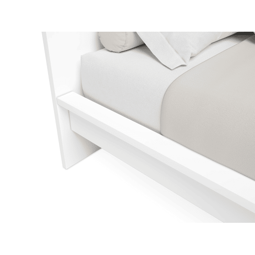 Estrutura de cama VIKA 90x200cm branco mate