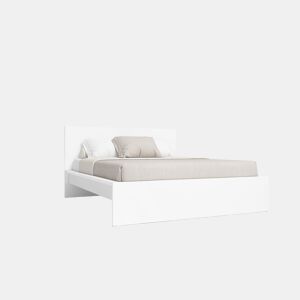 Estrutura de cama VIKA 140x190cm branco mate