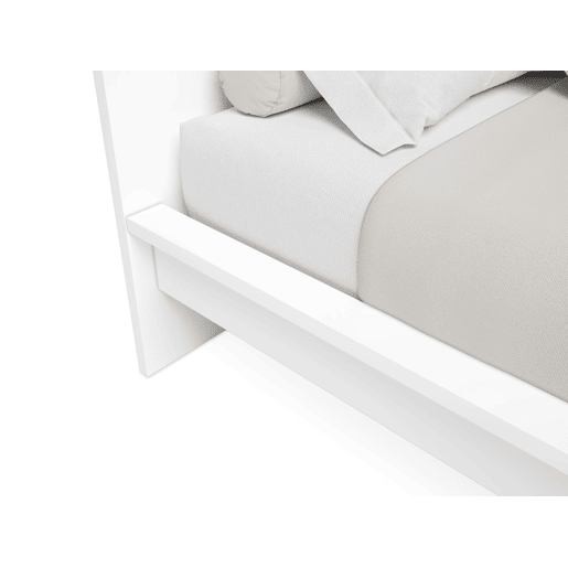 Estrutura de cama VIKA 140x190cm branco mate
