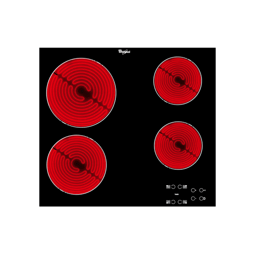 Placa de vitrocerâmica WHIRLPOOL AKT 8090NE 58cm 4 zonas