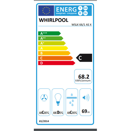 Exaustor Whirlpool WHIRLPOOL WSLK66 1ASX Exaustor Whirlpool WHIRLPOOL WSLK66 1ASX