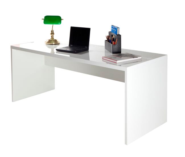 Mesa escritorio stampa color blanca