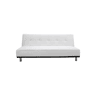 Sofá cama pele sintética 2 lugares THIRD cor branco