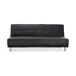 Sofá 2 plazas convertible en cama THIRD Sofá 2 plazas convertible en cama THIRD Negro