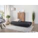 Sofá 2 plazas convertible en cama THIRD Sofá 2 plazas convertible en cama THIRD Negro