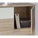 Aparador 2 puertas 4 cajones SKIVE Aparador 2 puertas 4 cajones SKIVE Blanco/ Madera