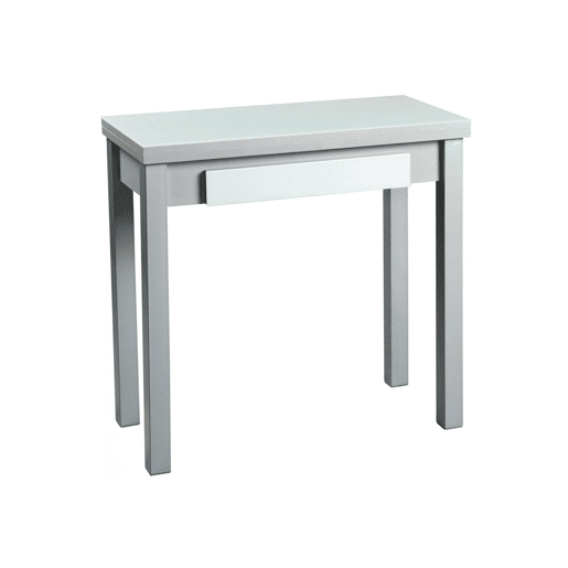 Mesa de cozinha extensível CONFOR LIVRO branca