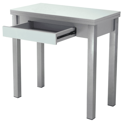 Mesa de cozinha extensível CONFOR LIVRO branca