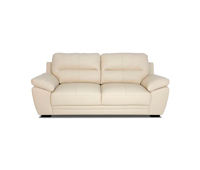 Sofá de piel 3 plazas RICHARD color beige