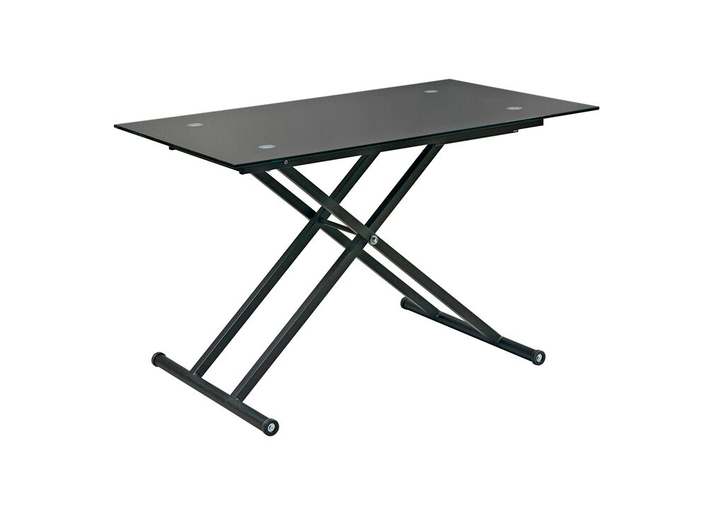 Mesa de centro elevable stand up negro