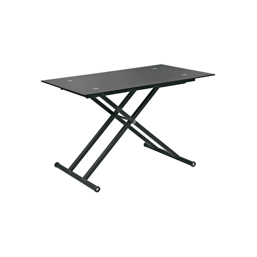 Mesa de centro elevável STAND UP preto