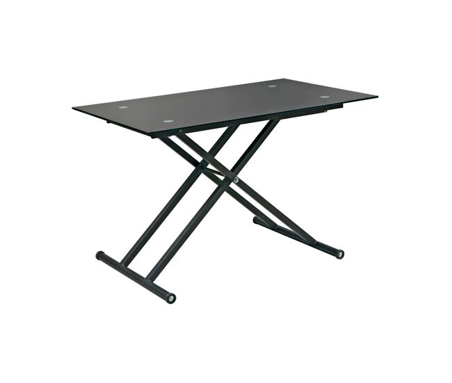 Mesa de centro elevable stand up negro