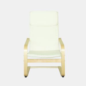 Poltrona Decorativa cor bege PAZ
