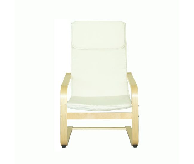 Sillón de tela paz color beige - conforama